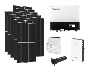 Photovoltaikanlage Set Trina Solar 4000Wp / 4600W mit Trina Solar 400 Wp und Growatt SPH 4600 / GBLI PV-Speicher